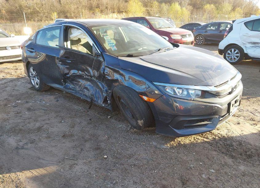 2017 Honda Civic LX (VIN 19XFC2F52HE048845) main photo
