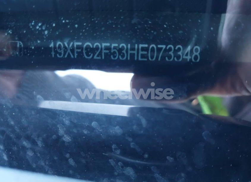 Photo 9 of 2017 Honda Civic LX (VIN 19XFC2F53HE073348)