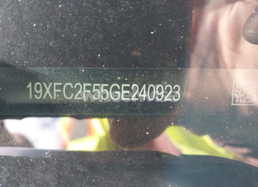 Photo 9 of 2016 Honda Civic LX (VIN 19XFC2F55GE240923)