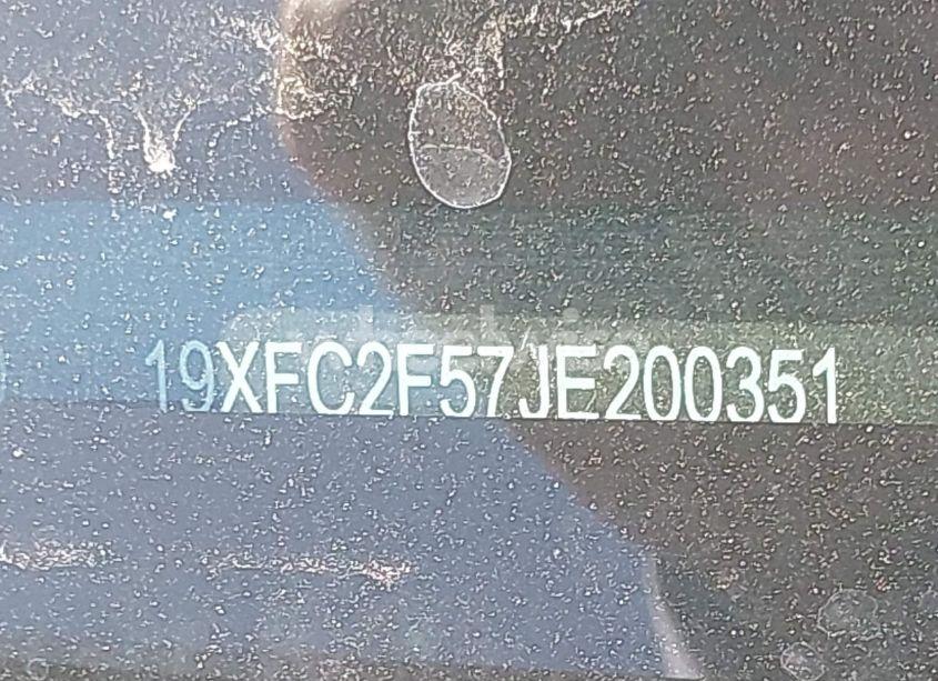 Photo 9 of 2018 Honda Civic LX (VIN 19XFC2F57JE200351)