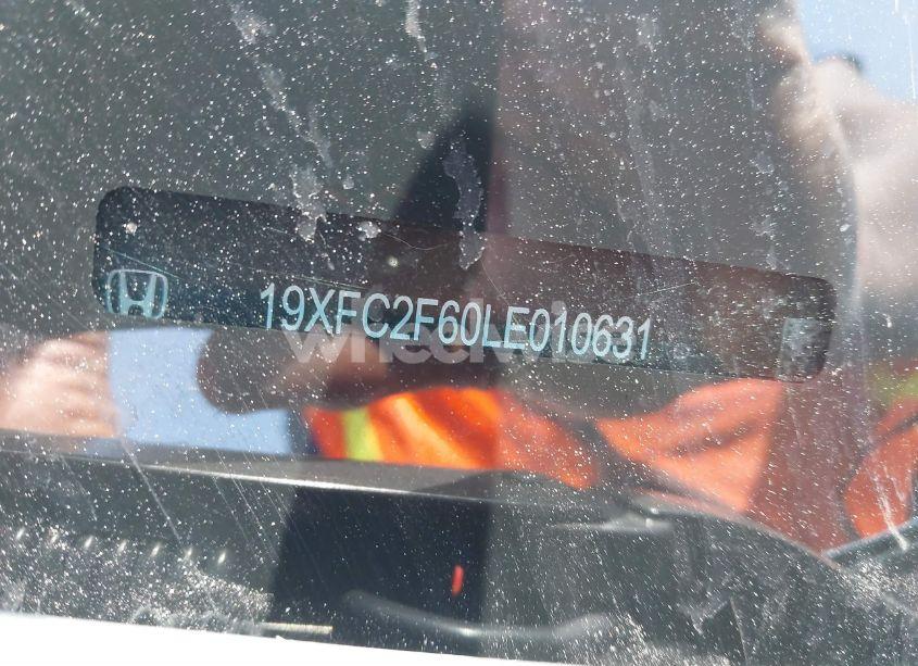 Photo 9 of 2020 Honda Civic LX (VIN 19XFC2F60LE010631)