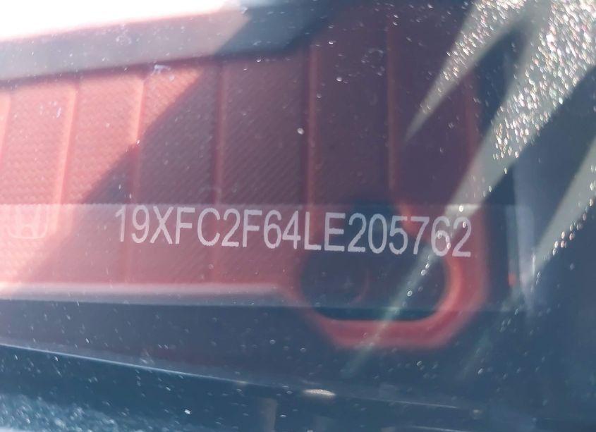 Photo 9 of 2020 Honda Civic LX (VIN 19XFC2F64LE205762)