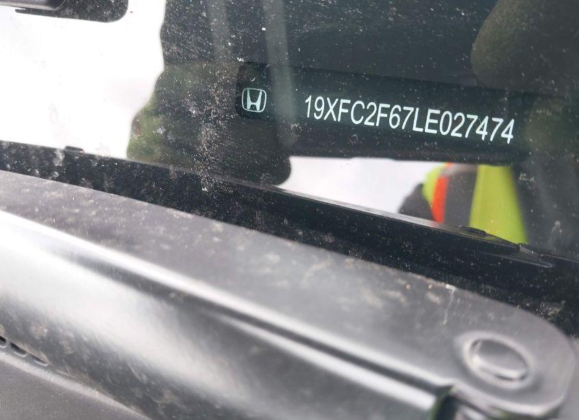 Photo 9 of 2020 Honda Civic LX (VIN 19XFC2F67LE027474)