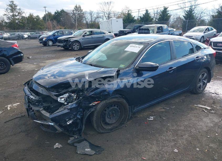 Photo 2 of 2019 Honda Civic LX (VIN 19XFC2F68KE016191)