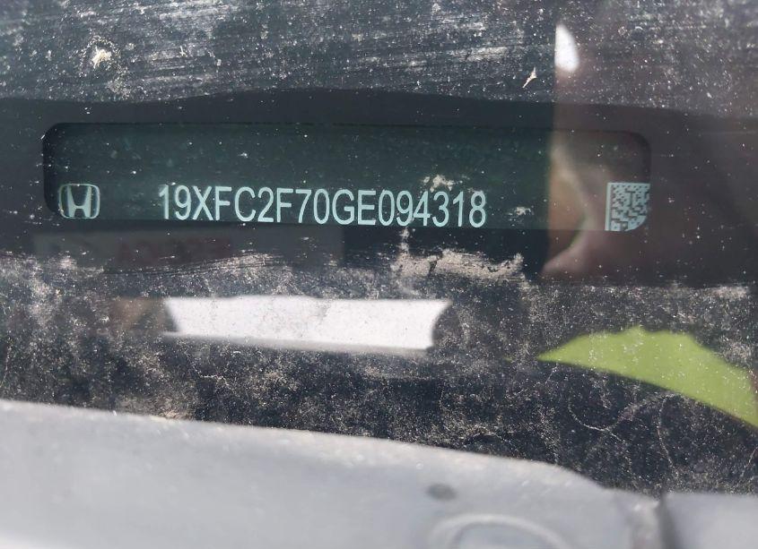 Photo 9 of 2016 Honda Civic EX (VIN 19XFC2F70GE094318)