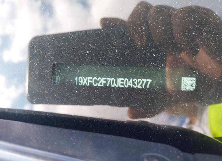 Photo 9 of 2018 Honda Civic EX (VIN 19XFC2F70JE043277)