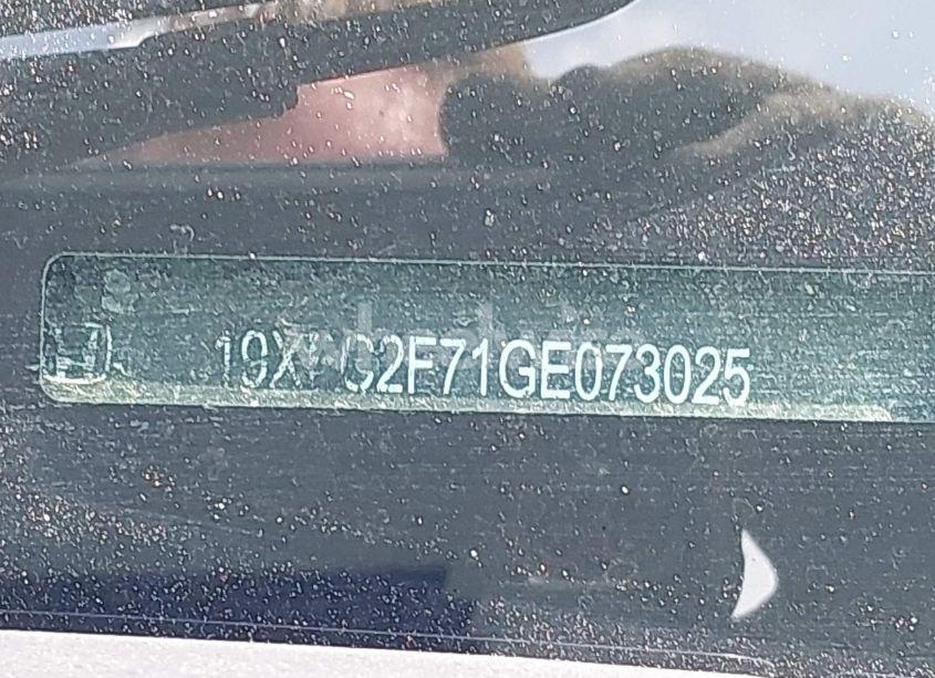 Photo 9 of 2016 Honda Civic EX (VIN 19XFC2F71GE073025)