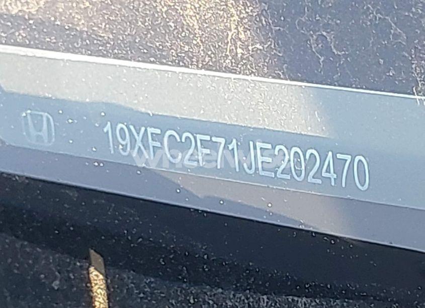 Photo 9 of 2018 Honda Civic EX (VIN 19XFC2F71JE202470)