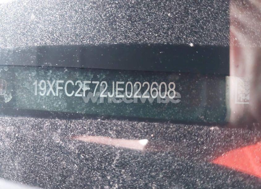 Photo 9 of 2018 Honda Civic EX (VIN 19XFC2F72JE022608)