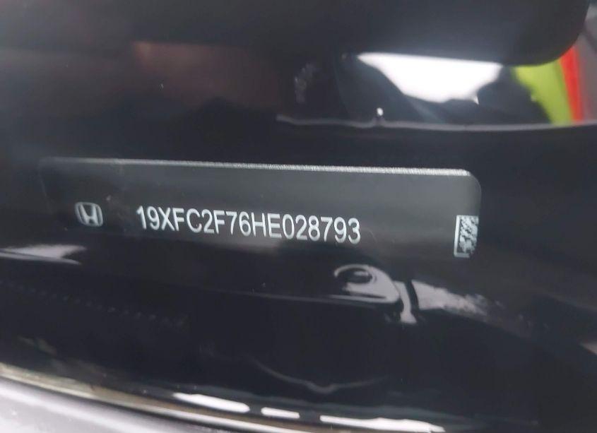 Photo 9 of 2017 Honda Civic EX (VIN 19XFC2F76HE028793)