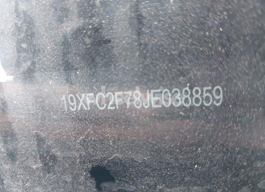 Photo 9 of 2018 Honda Civic EX (VIN 19XFC2F78JE038859)