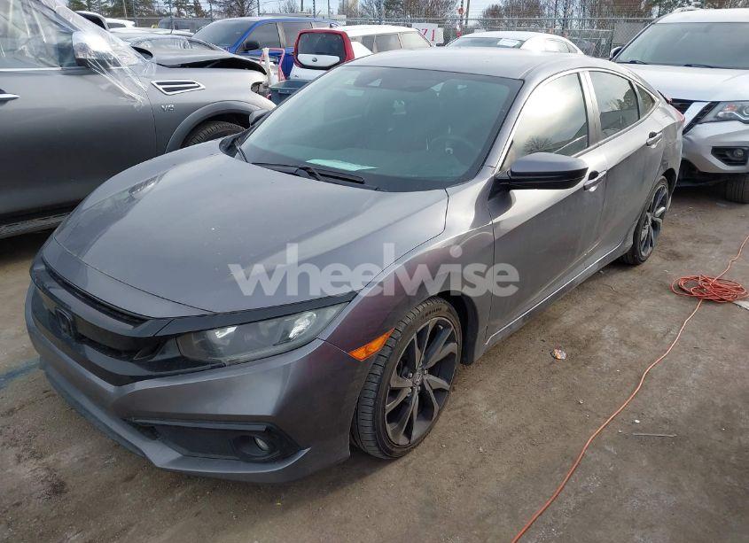 Photo 2 of 2019 Honda Civic SPORT (VIN 19XFC2F80KE033309)