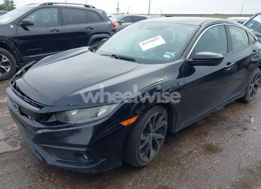 Photo 2 of 2019 Honda Civic SPORT (VIN 19XFC2F80KE047548)