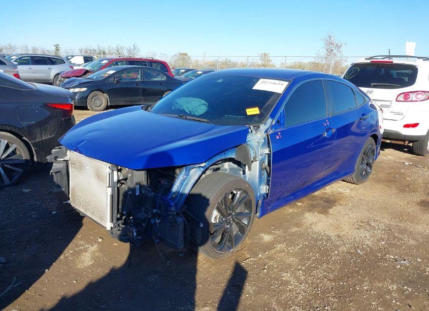 Photo 2 of 2020 Honda Civic SPORT (VIN 19XFC2F80LE030413)