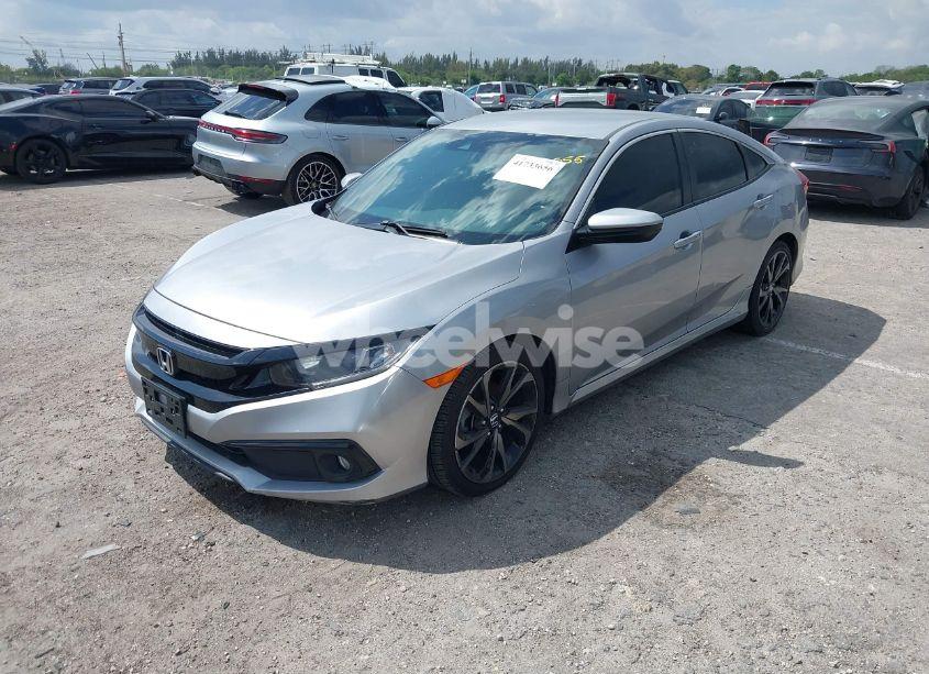 Photo 2 of 2021 Honda Civic SPORT (VIN 19XFC2F80ME002757)