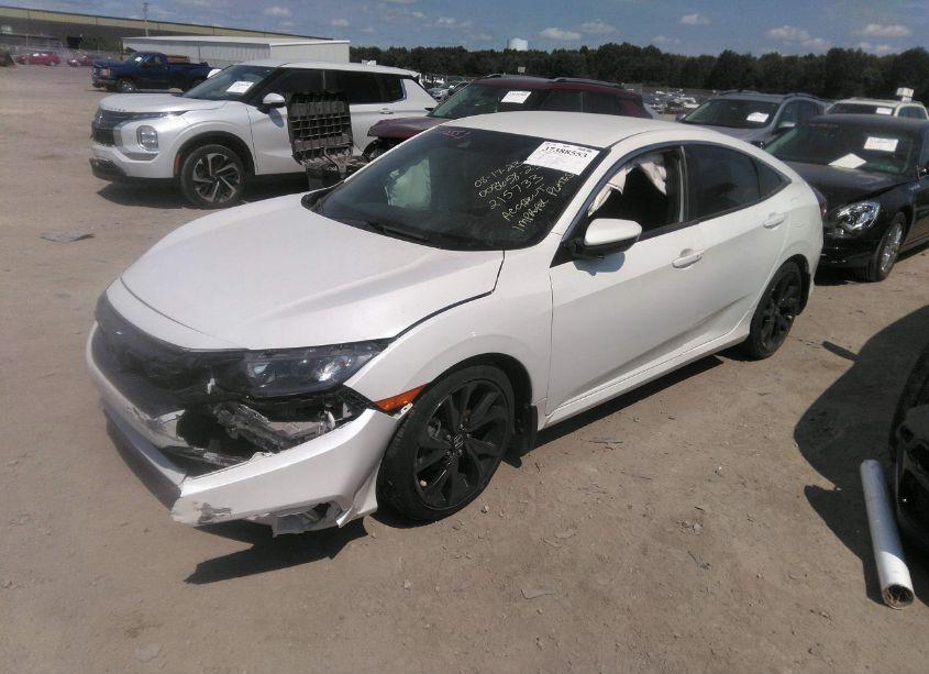 Photo 2 of 2020 Honda Civic SPORT (VIN 19XFC2F81LE215733)