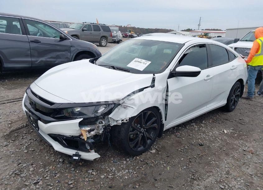 Photo 2 of 2021 Honda Civic SPORT (VIN 19XFC2F81ME000029)