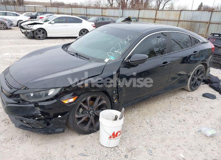 Photo 2 of 2020 Honda Civic SPORT (VIN 19XFC2F82LE027500)