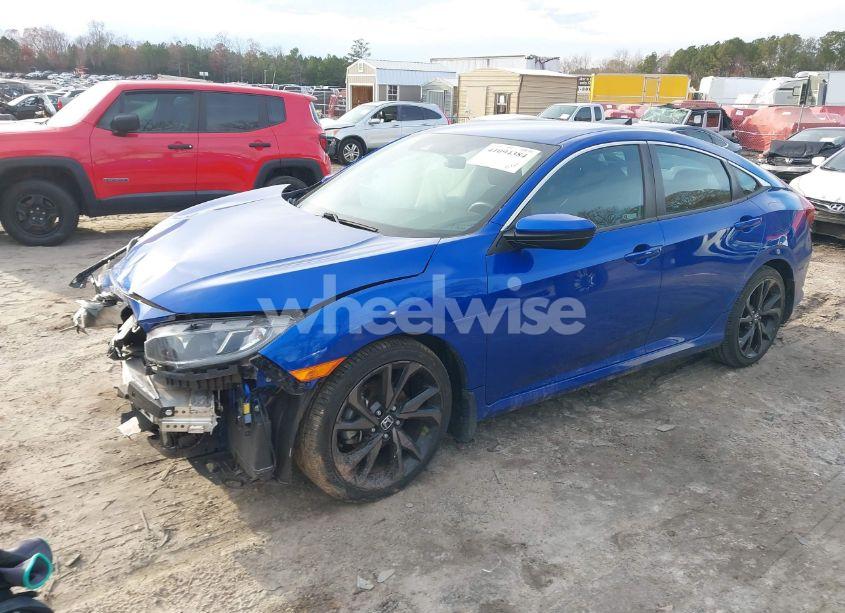 Photo 2 of 2019 Honda Civic SPORT (VIN 19XFC2F83KE005813)