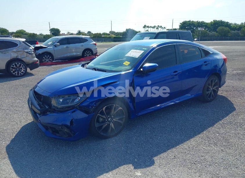 Photo 2 of 2019 Honda Civic SPORT (VIN 19XFC2F83KE014463)