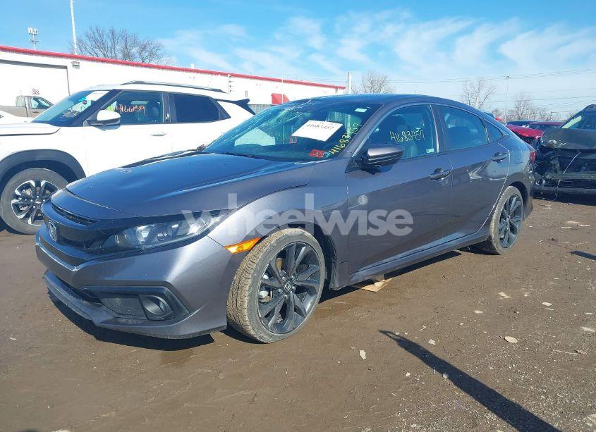 Photo 2 of 2019 Honda Civic SPORT (VIN 19XFC2F83KE029254)