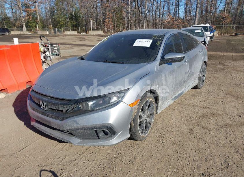 Photo 2 of 2021 Honda Civic SPORT (VIN 19XFC2F83ME003837)