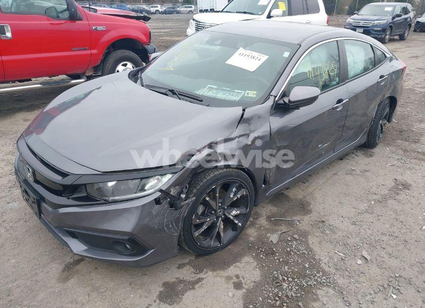 Photo 2 of 2021 Honda Civic SPORT (VIN 19XFC2F83ME004339)