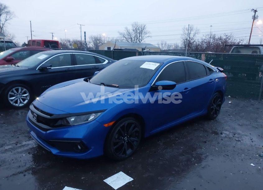 Photo 2 of 2020 Honda Civic SPORT (VIN 19XFC2F84LE020922)