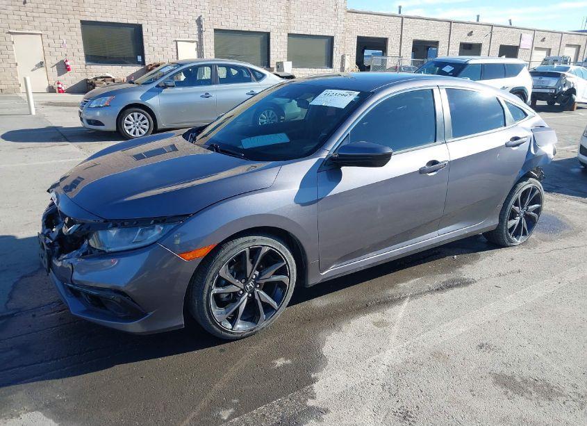Photo 2 of 2020 Honda Civic SPORT (VIN 19XFC2F84LE208825)