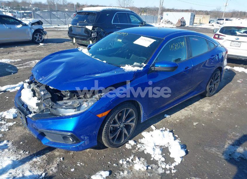 Photo 2 of 2021 Honda Civic SPORT (VIN 19XFC2F84ME000686)