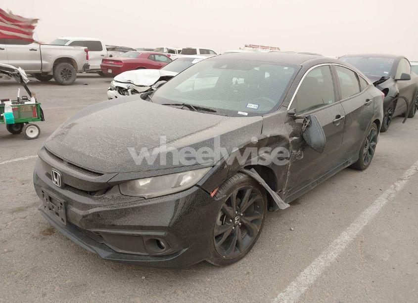Photo 2 of 2019 Honda Civic SPORT (VIN 19XFC2F85KE007482)