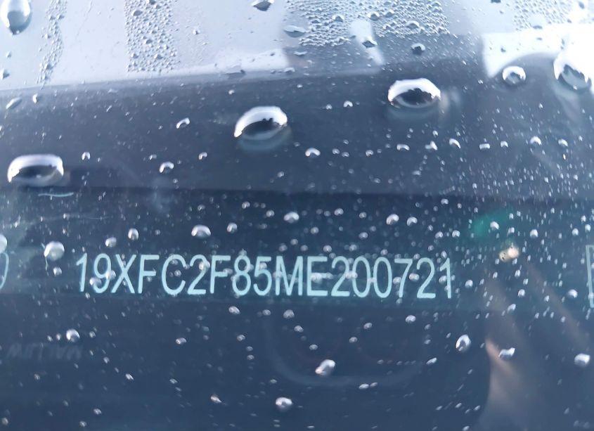 Photo 21 of 2021 Honda Civic SPORT (VIN 19XFC2F85ME200721)