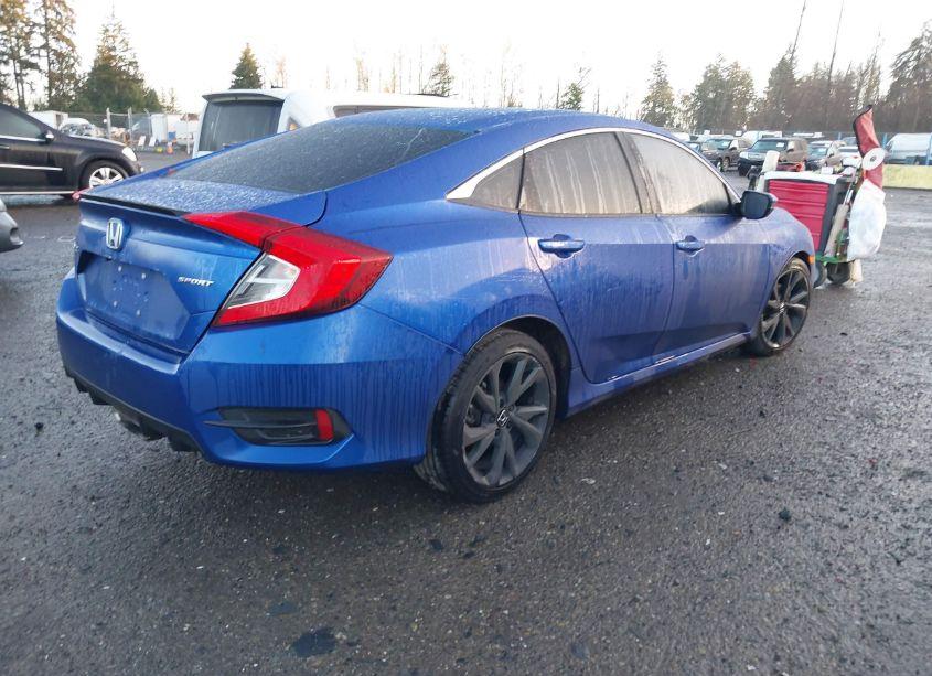 Photo 4 of 2021 Honda Civic SPORT (VIN 19XFC2F85ME200721)