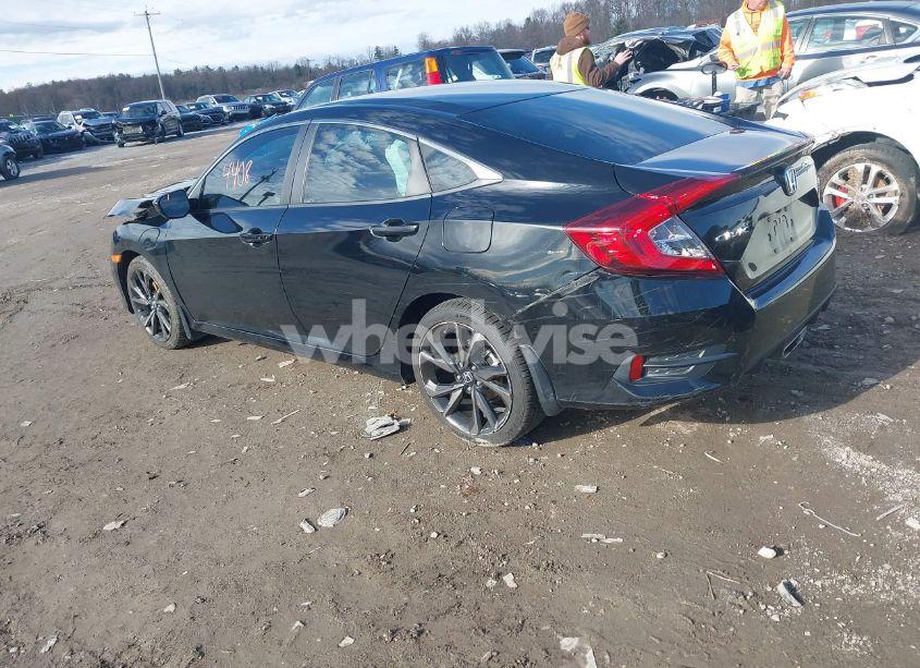 Photo 3 of 2019 Honda Civic SPORT (VIN 19XFC2F86KE001268)