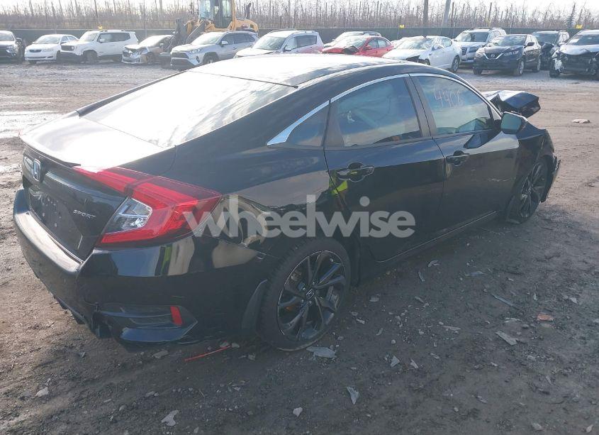 Photo 4 of 2019 Honda Civic SPORT (VIN 19XFC2F86KE001268)