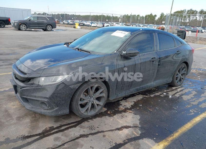 Photo 2 of 2019 Honda Civic SPORT (VIN 19XFC2F87KE027815)