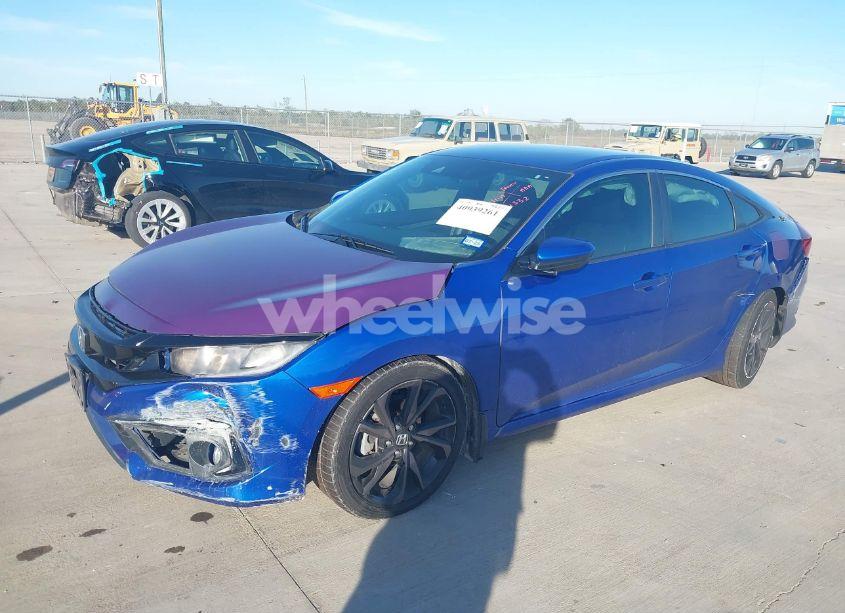 Photo 2 of 2020 Honda Civic SPORT (VIN 19XFC2F87LE008733)
