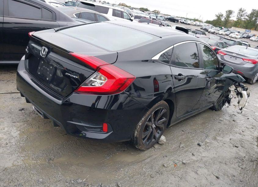 Photo 4 of 2020 Honda Civic SPORT (VIN 19XFC2F87LE021126)