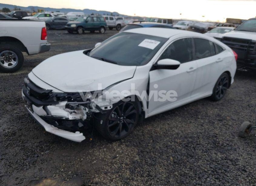 Photo 2 of 2020 Honda Civic SPORT (VIN 19XFC2F87LE216756)