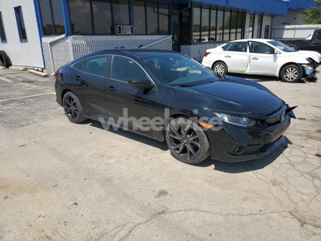 Photo 9 of 2019 HONDA CIVIC SPORT (VIN 19XFC2F88KE002664)