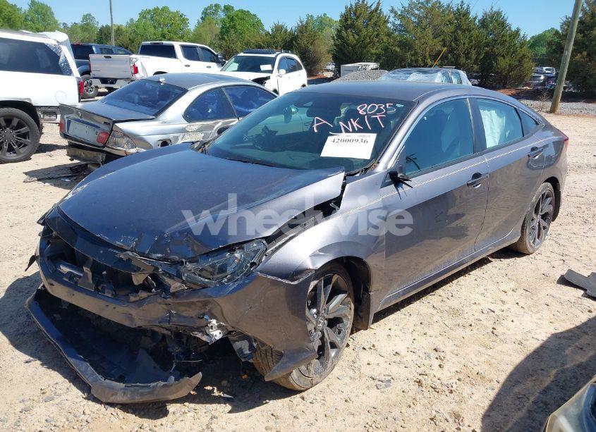 Photo 2 of 2019 Honda Civic SPORT (VIN 19XFC2F88KE028035)