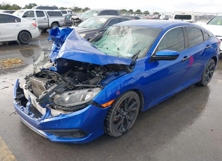 Photo 2 of 2020 Honda Civic SPORT (VIN 19XFC2F88LE002570)