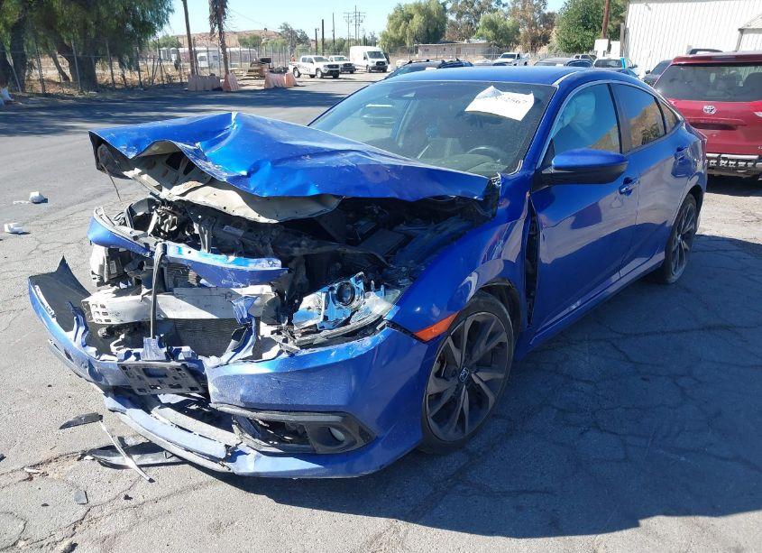 Photo 2 of 2020 Honda Civic SPORT (VIN 19XFC2F88LE202929)