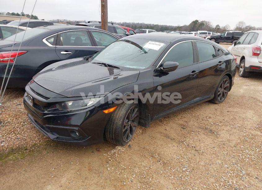 Photo 2 of 2019 Honda Civic SPORT (VIN 19XFC2F89KE017836)