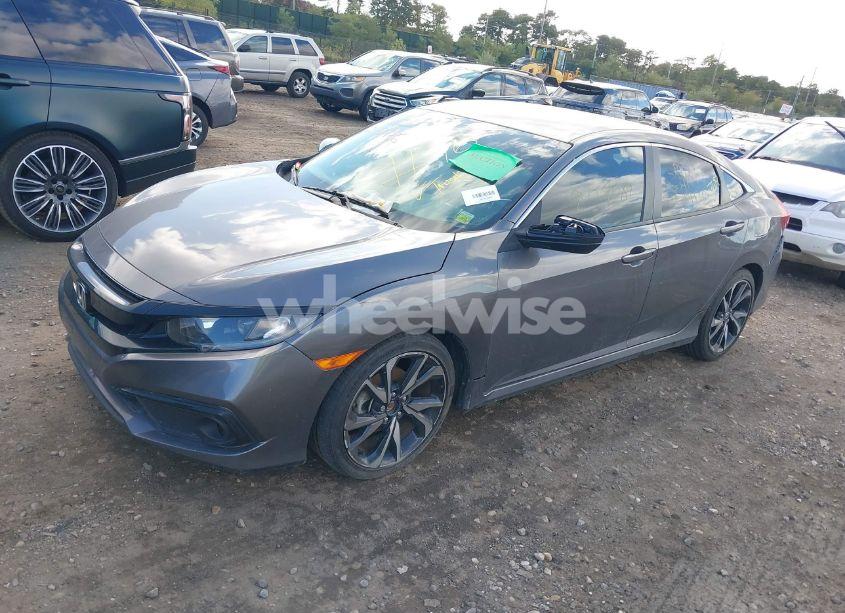 Photo 2 of 2019 Honda Civic SPORT (VIN 19XFC2F89KE211797)