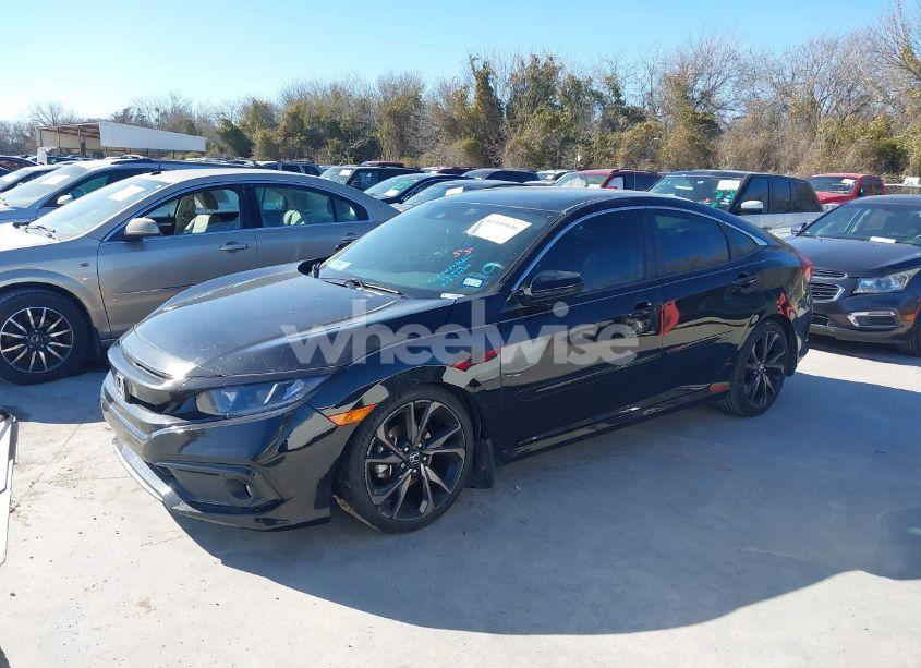 Photo 2 of 2020 Honda Civic SPORT (VIN 19XFC2F89LE001234)