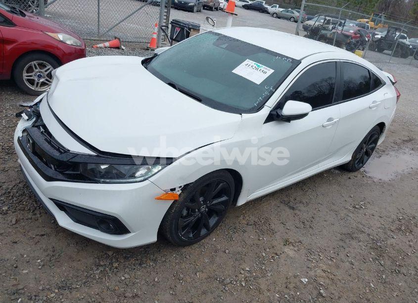 Photo 2 of 2020 Honda Civic SPORT (VIN 19XFC2F89LE014243)