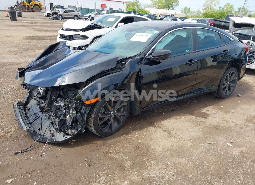 Photo 2 of 2020 Honda Civic SPORT (VIN 19XFC2F89LE016266)