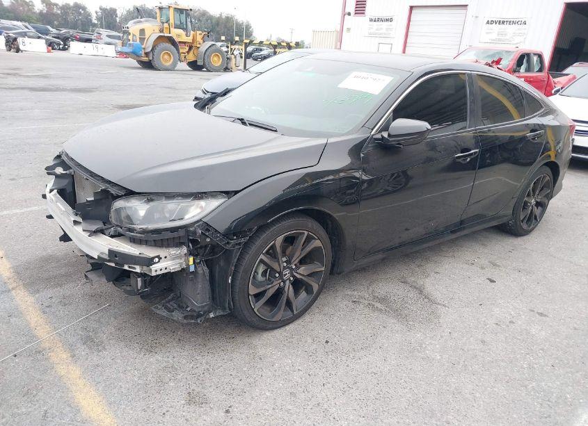 Photo 2 of 2021 Honda Civic SPORT (VIN 19XFC2F89ME004006)