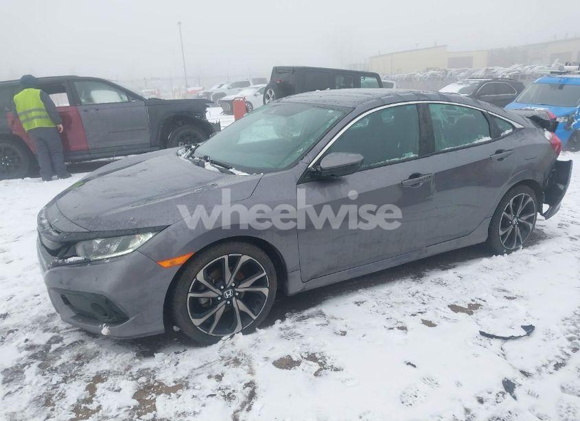 Photo 2 of 2021 Honda Civic SPORT (VIN 19XFC2F89ME004054)